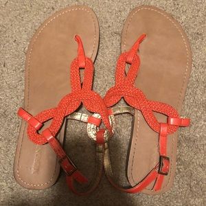 Orange Sandals